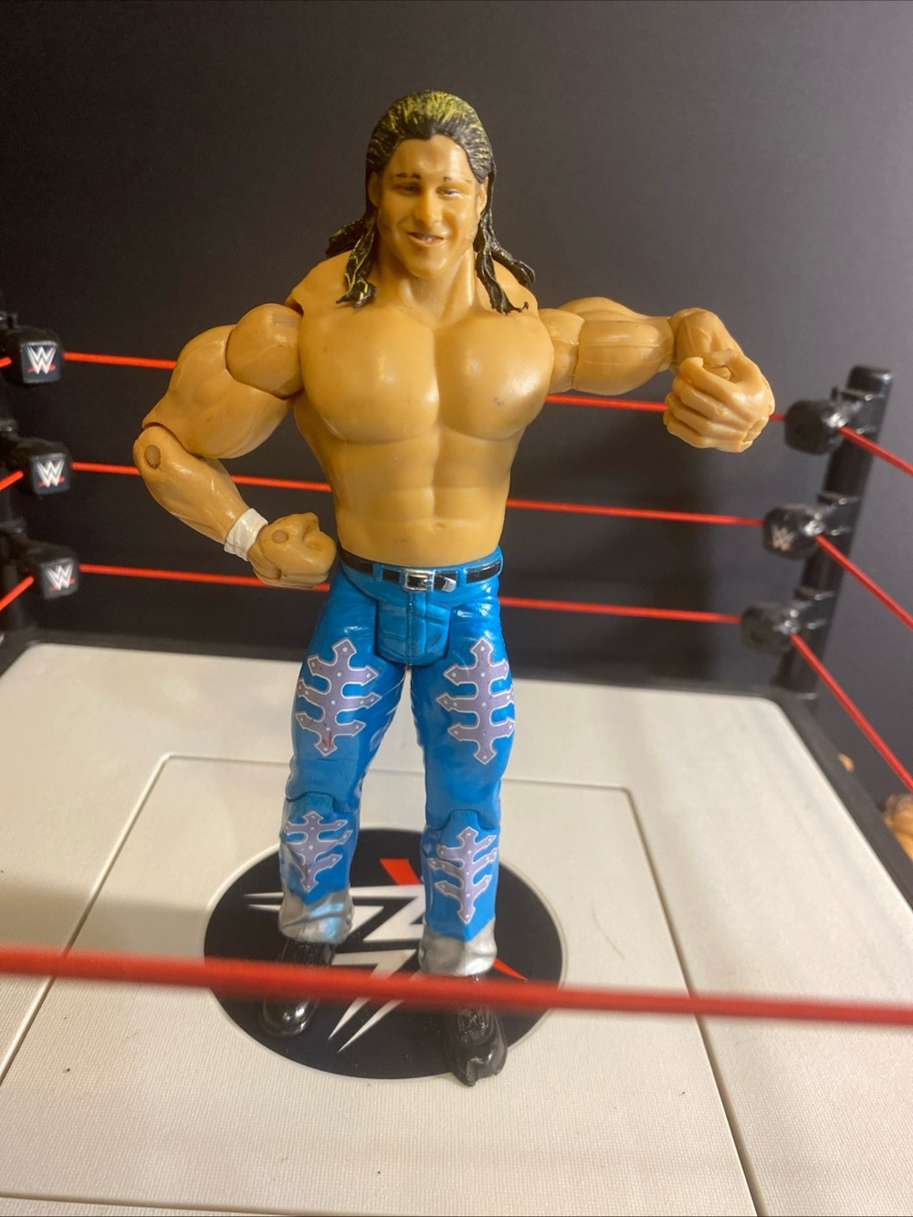 John‎ Morrison WWE 2003 Jakks Pacific Adrenaline Series 18 Blue Pants